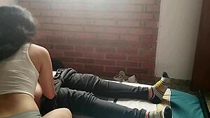 Jovencita Swallows Cock