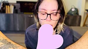 nerdy deepthroat gagging sloppy 😈