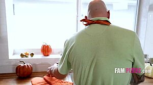 Pervy Kitchen Sucking