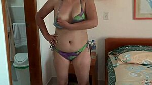 Woman Bikini Masturbate