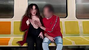 Train stranger masturbation
