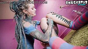 Tattooed Lovers Strap-On