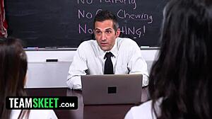 Teacher's Threesome Trick