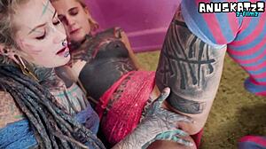 Tattooed Lovers Strap-On