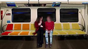 Train stranger masturbation