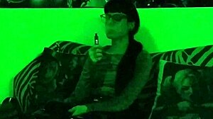 Goth Mistress Smoking