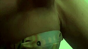 Shemale slut plays cock