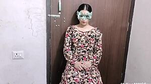 Indian housewife licked banged