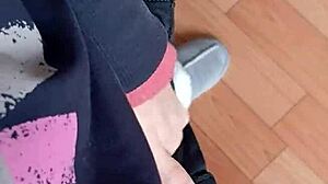 Thrilling Office Masturbation