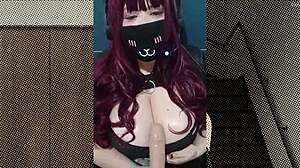 Goth Tits Jerk Instruction