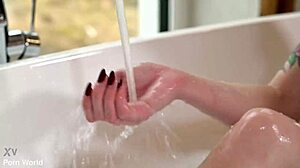 Slutty BFFs strap on threesome