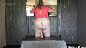 bbw pawg dildo riding