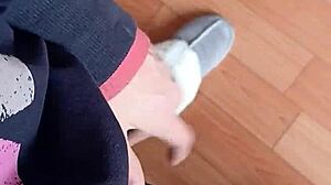 Thrilling Office Masturbation