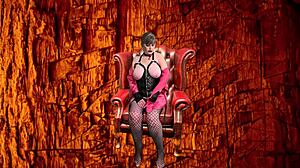 Granny Sucks Cum Mouthful