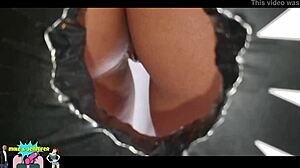 First Gloryhole Creampie