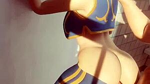 Chun Li Sneaky Anal
