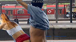 Public Train Sex