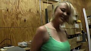 Blonde Blowjob Behind Scenes