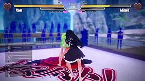 Lesbian Squirting Battle