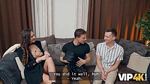 Guy Fucks Hottie Threesome