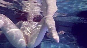 Blonde Underwater Sucking