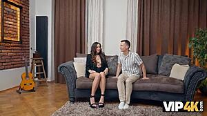 Guy Fucks Hottie Threesome