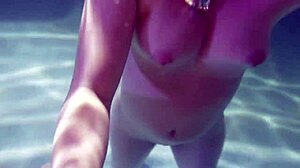 Blonde Underwater Sucking