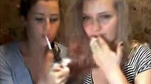 Girls Cam Smoke