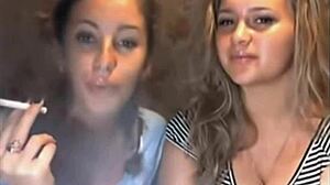 Girls Cam Smoke