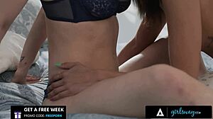 strapon turns fucking