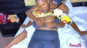 ebony busty pounding