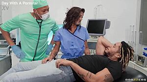 Nurse Gagging Blowjob