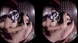 peaches vr blowjob
