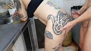 Maid Kitchen Creampie