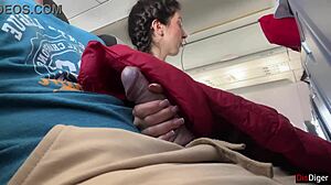 airplane cumshot flash