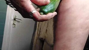 granny cucumber fuck
