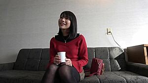 Blindfolded Skirt Tease