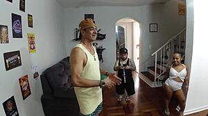 Latina Backstage Fuck