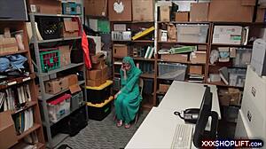 shoplifter hijab fucked