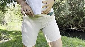 public pissing compilation