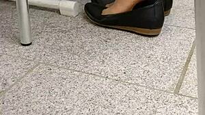 Nylon Shoeplay Tease