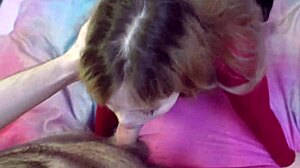 Gagging Deepthroat Cum