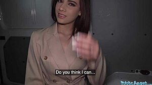 Public Brunette Fuck