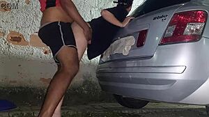 yard public creampie