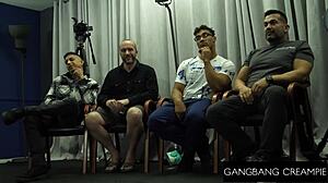 redhead creampie gangbang